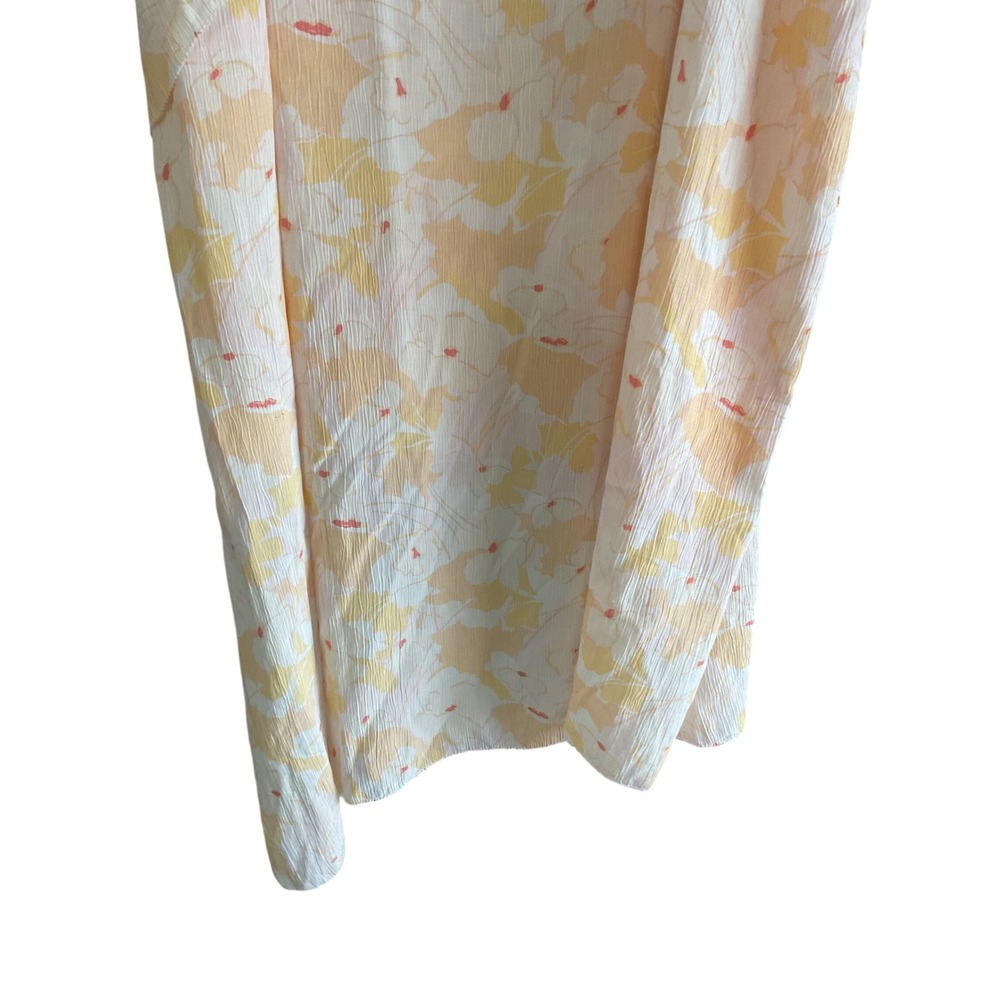 Lewit Maxi Dress Floral Print‎ Ruffle Sleeveless Casual Dress Size 18 - Picture 5 of 10